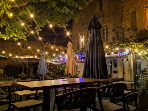 photo terrasse nuit